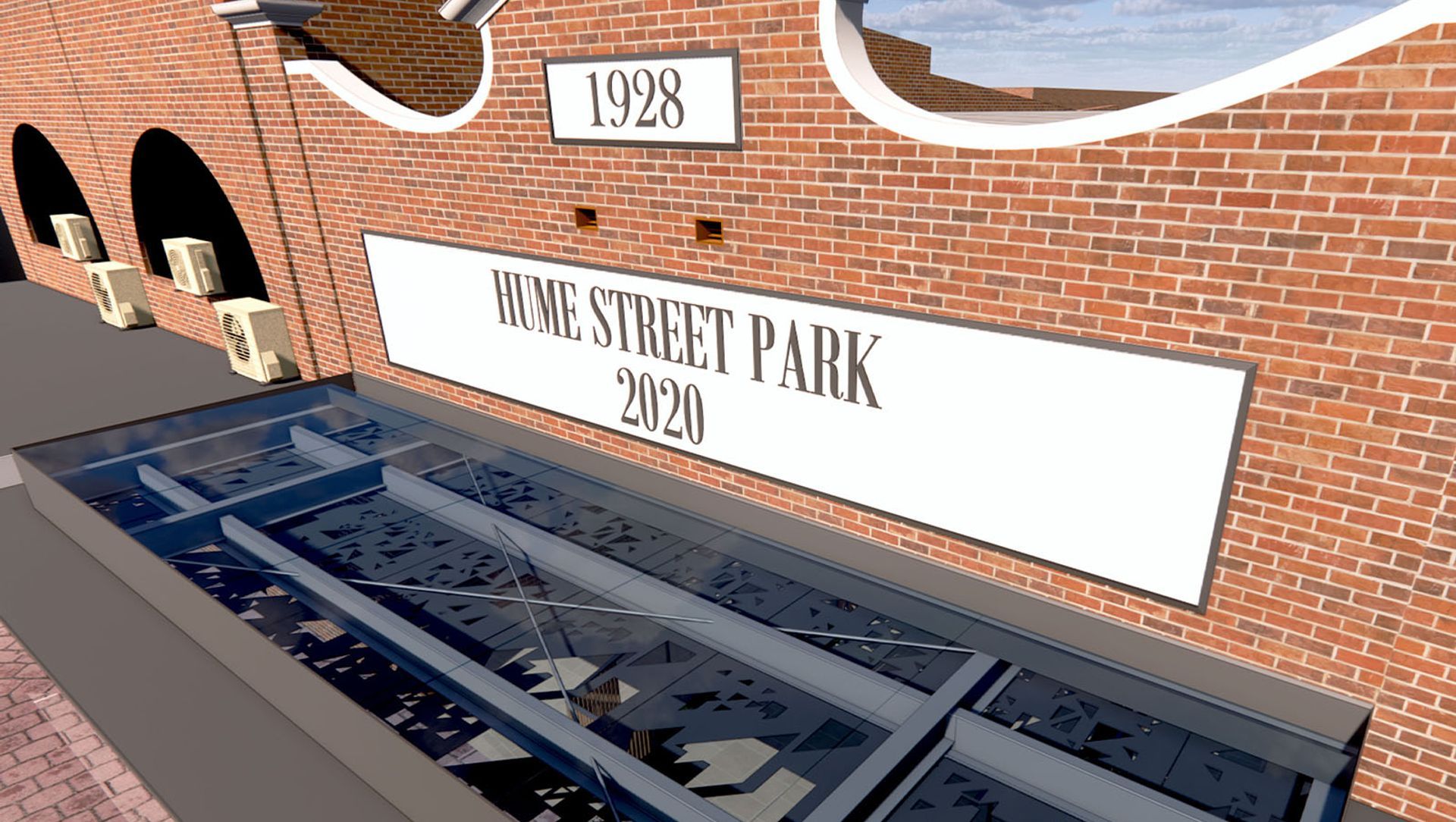 Hume Street Plaza banner