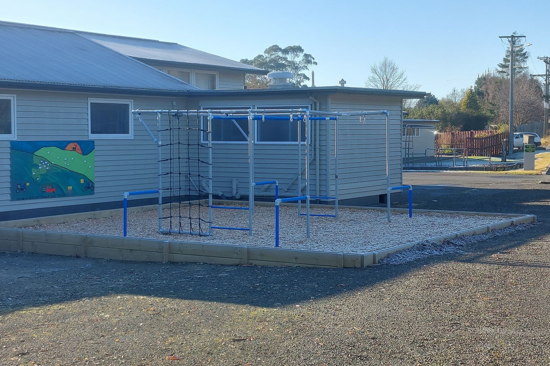 Completed monkey bars for Palmerston High School - Community Project cont-