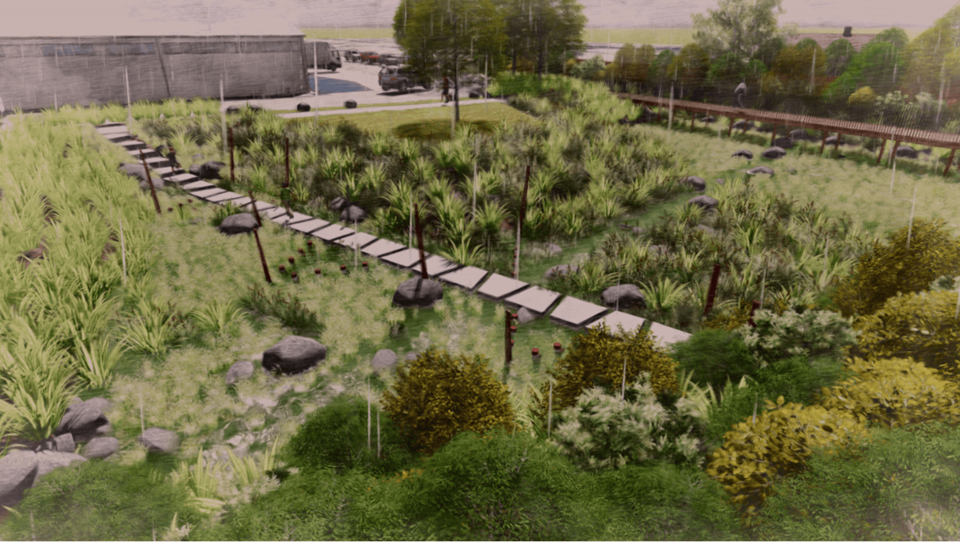 Apanui Linear Park banner