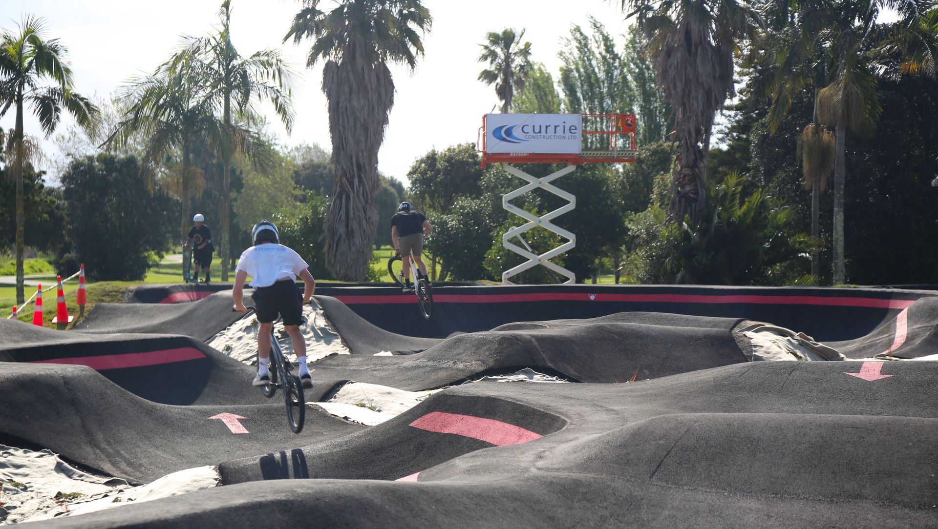 Alfred Cox Pump Track banner