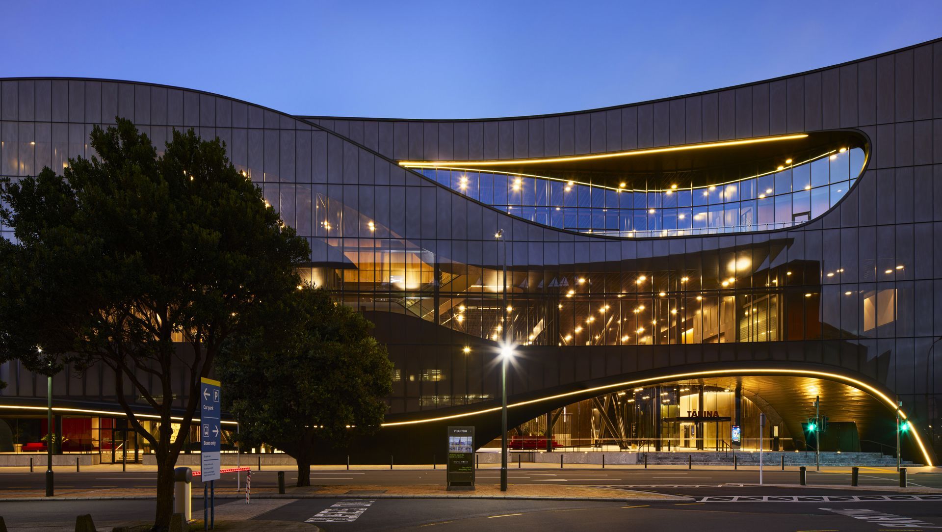 Tākina Wellington Convention Centre banner