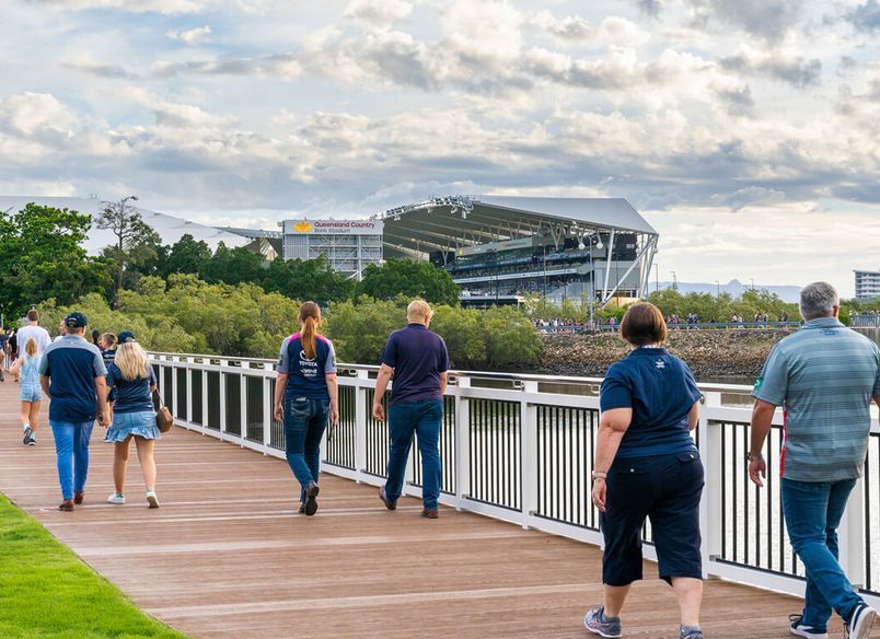 Townsville Central Park and Stadium Boardwalk