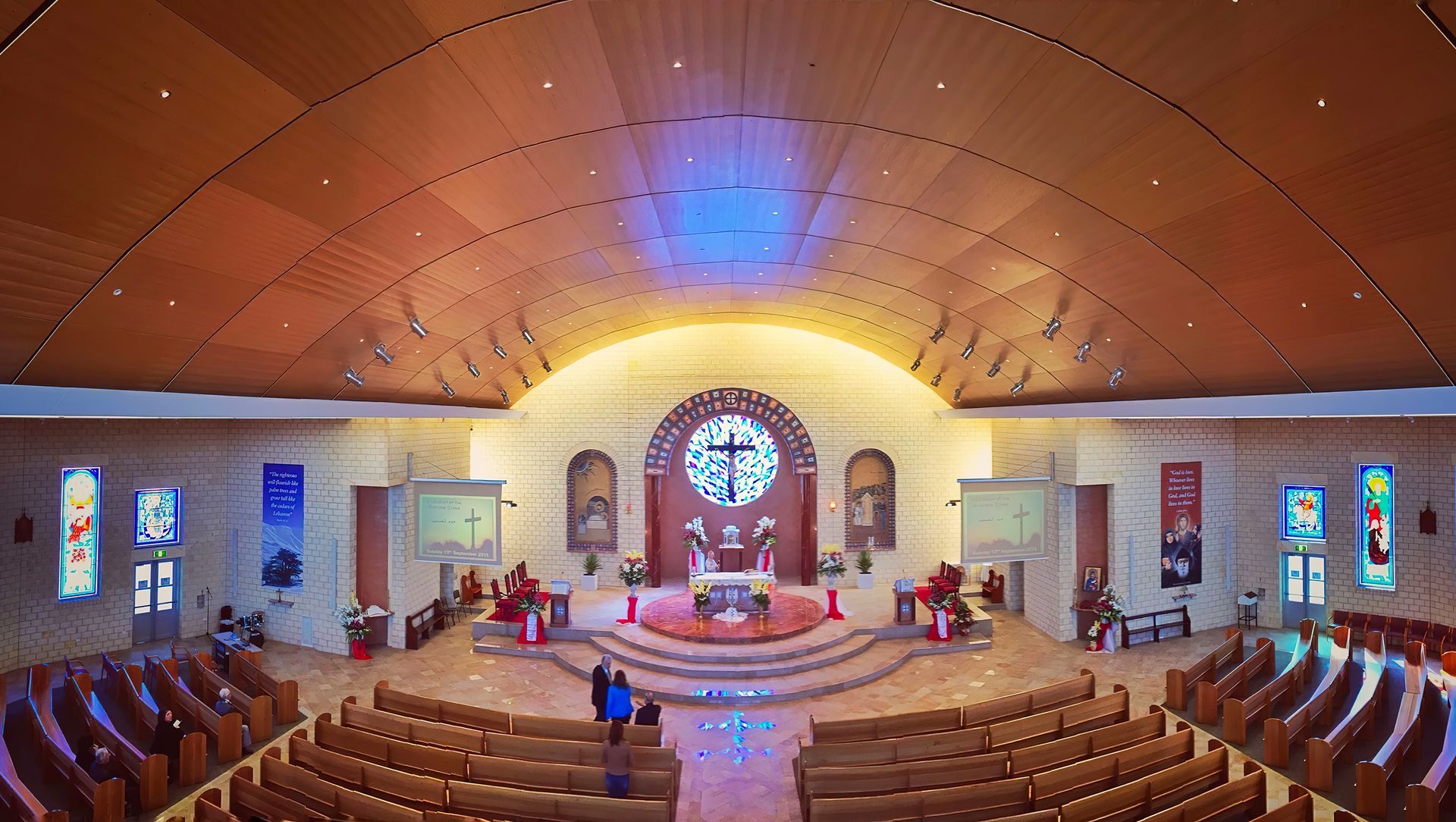 Our Lady Of Lebanon Church banner