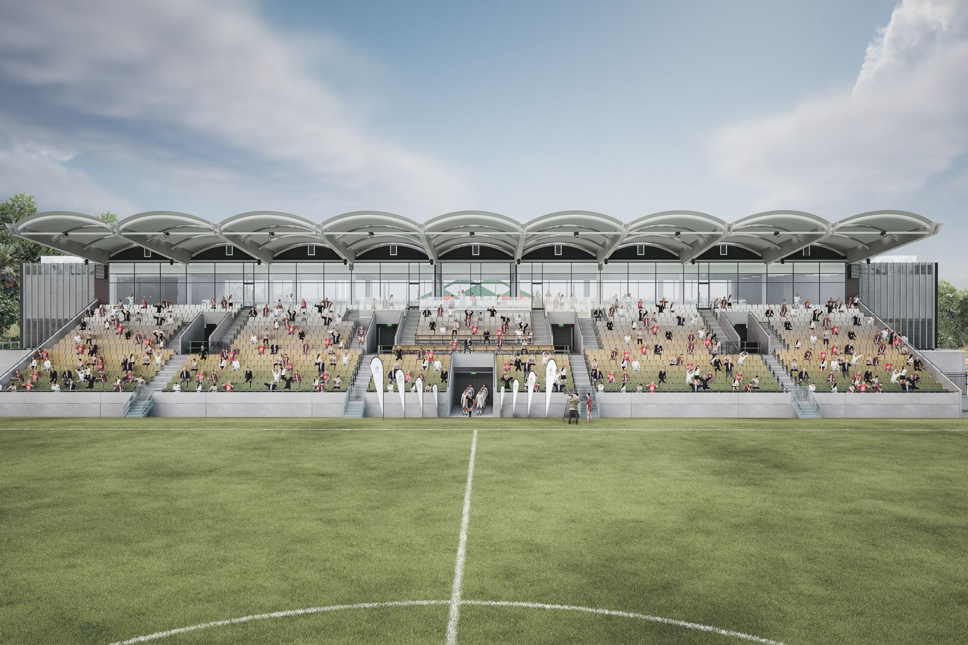 Yarrow Stadium Redevelopment Visuals