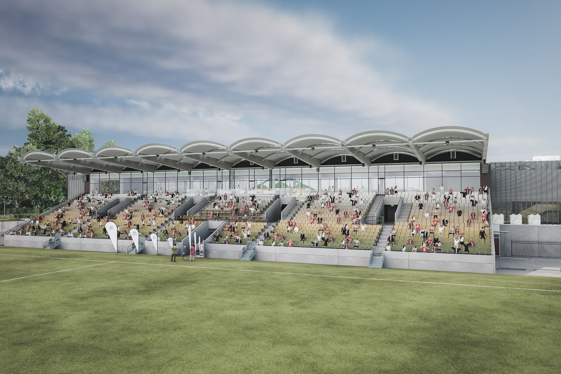 Yarrow Stadium Redevelopment Visuals