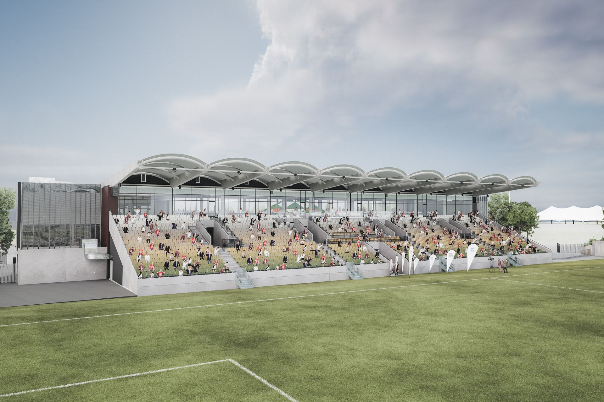 Yarrow Stadium Redevelopment Visuals
