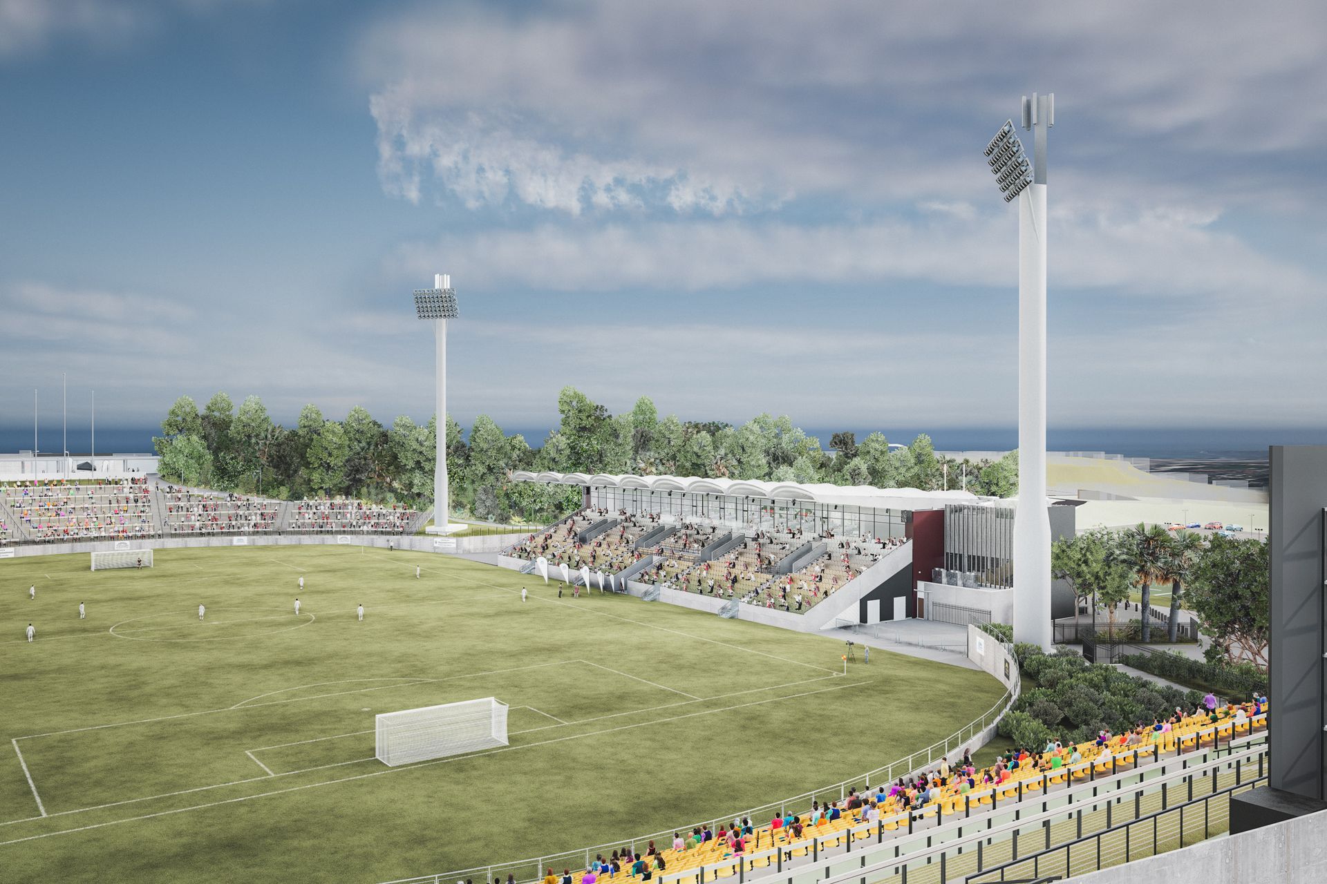 Yarrow Stadium Redevelopment Visuals
