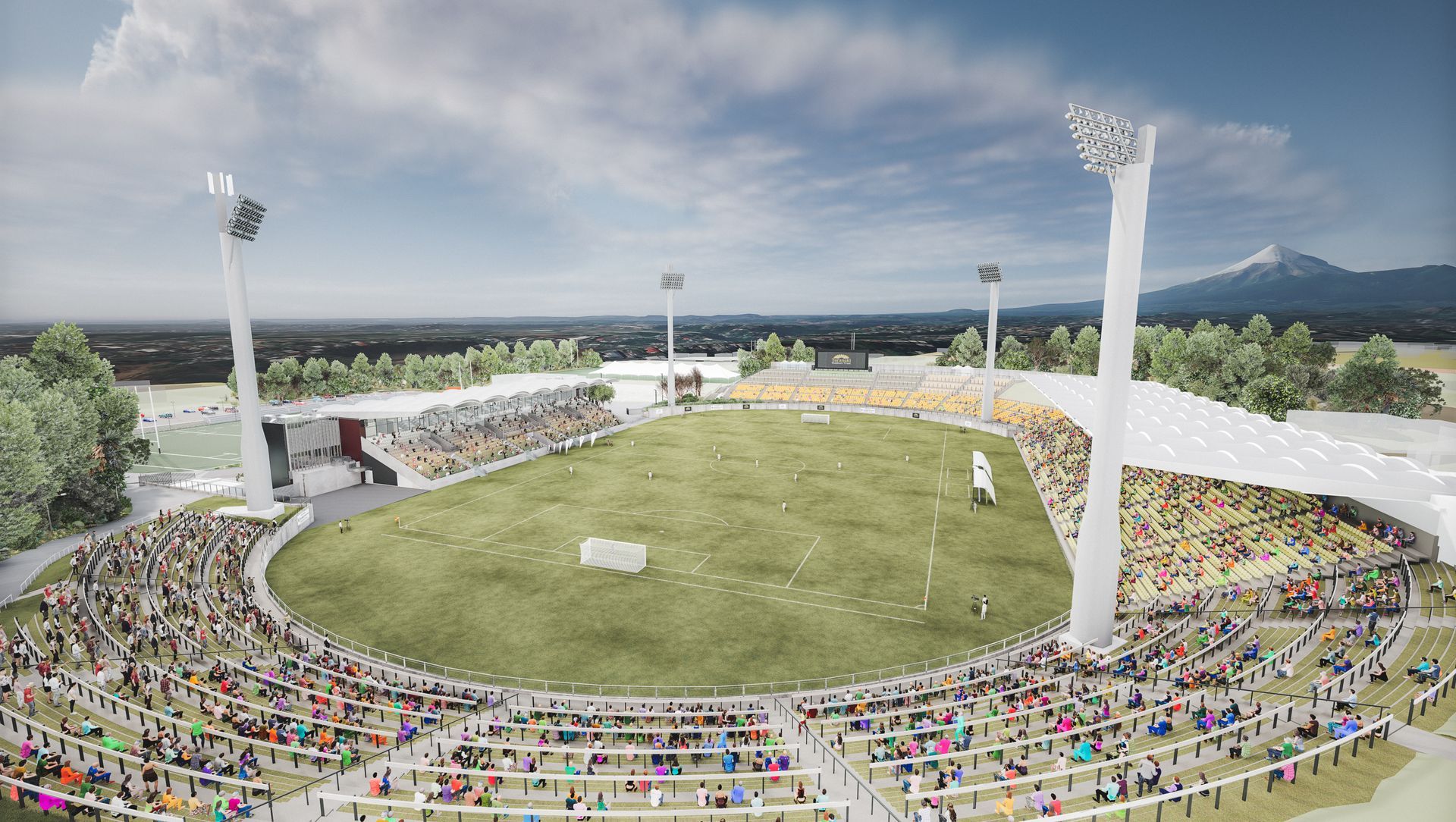 Yarrow Stadium Redevelopment Visuals banner