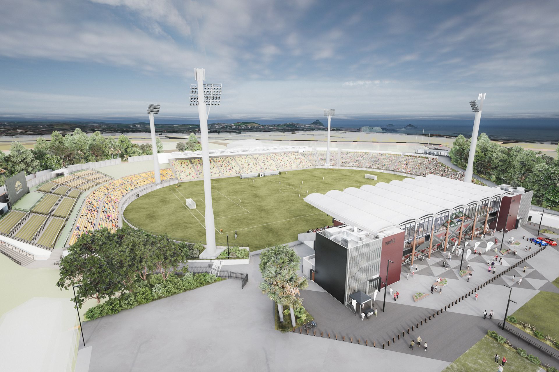 Yarrow Stadium Redevelopment Visuals