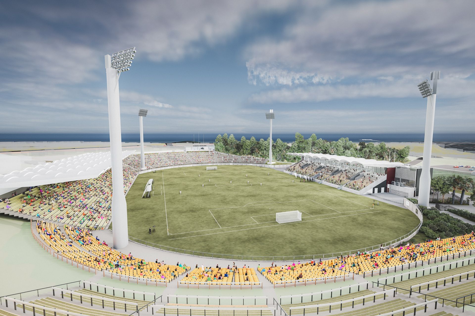 Yarrow Stadium Redevelopment Visuals