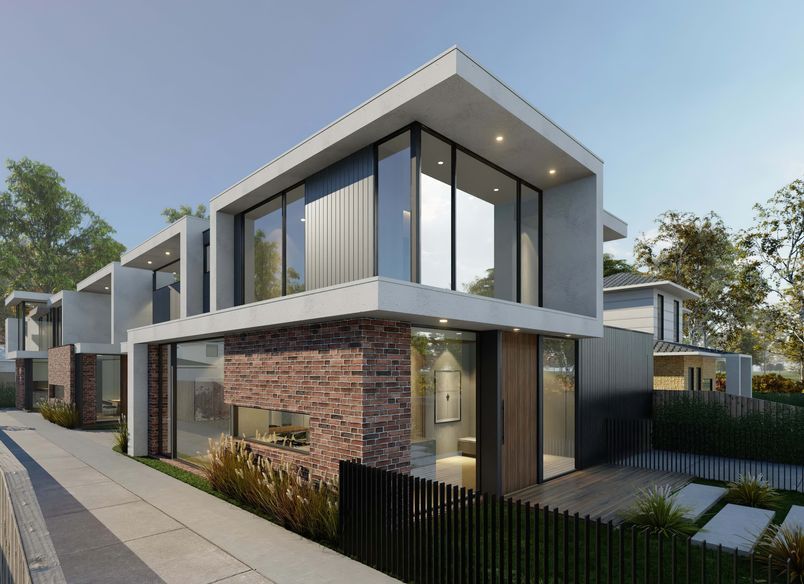 3 Unit Modern SDA Townhouses