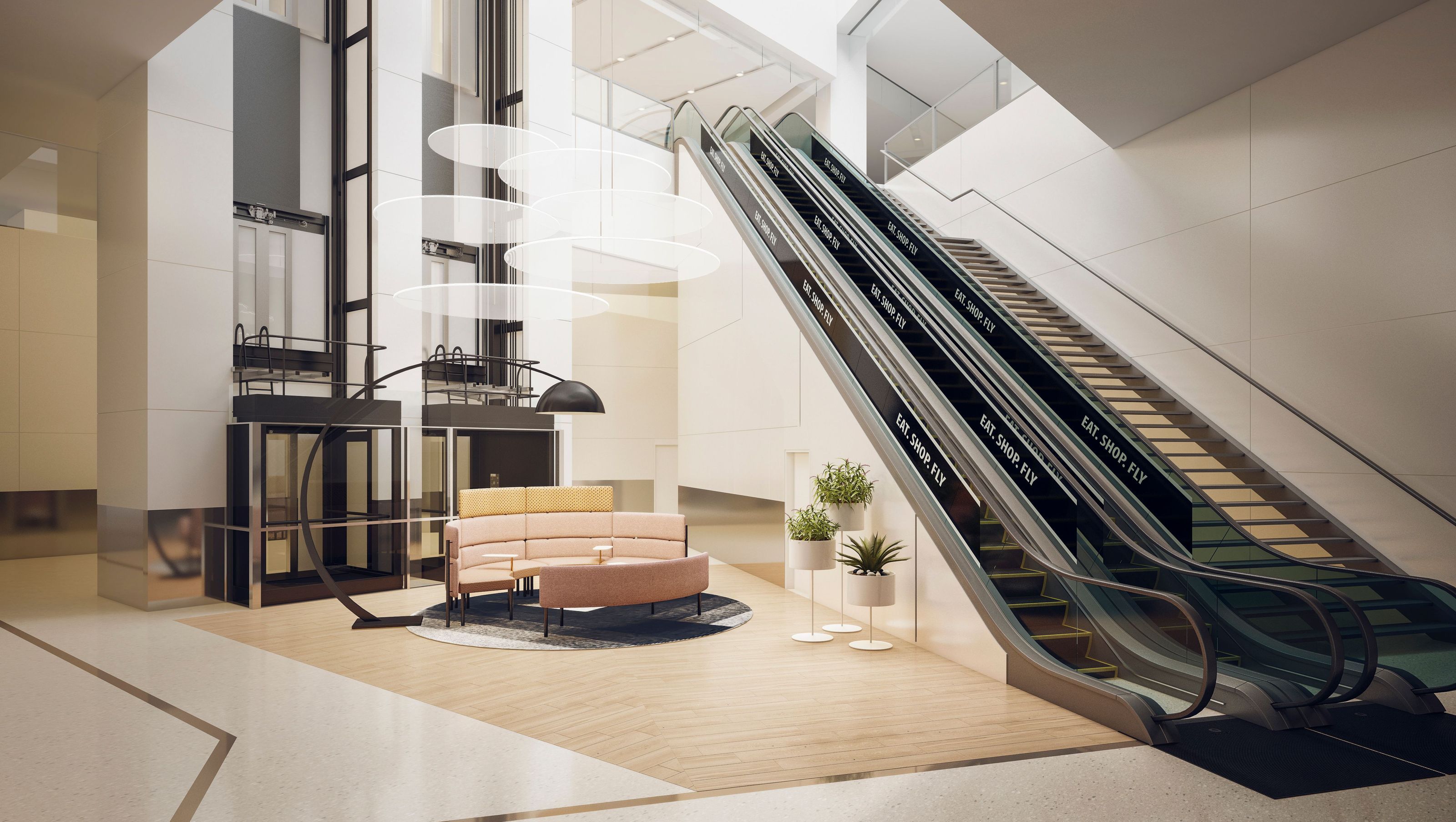 Sydney Airport 3D Render