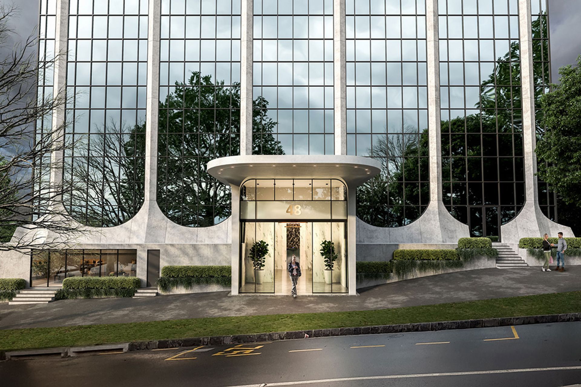 Offise Building Exterior Visualisation