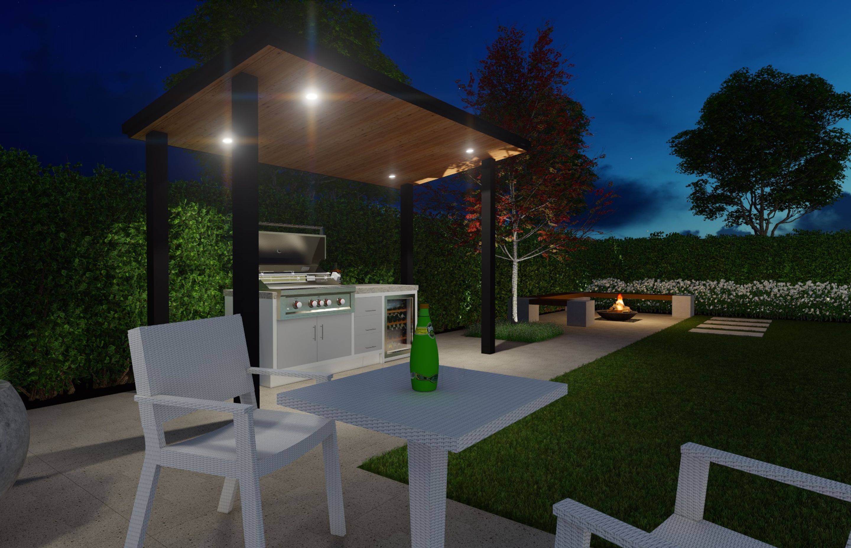 3D Renders: Anthony Scott | Backyard garden design ideas
