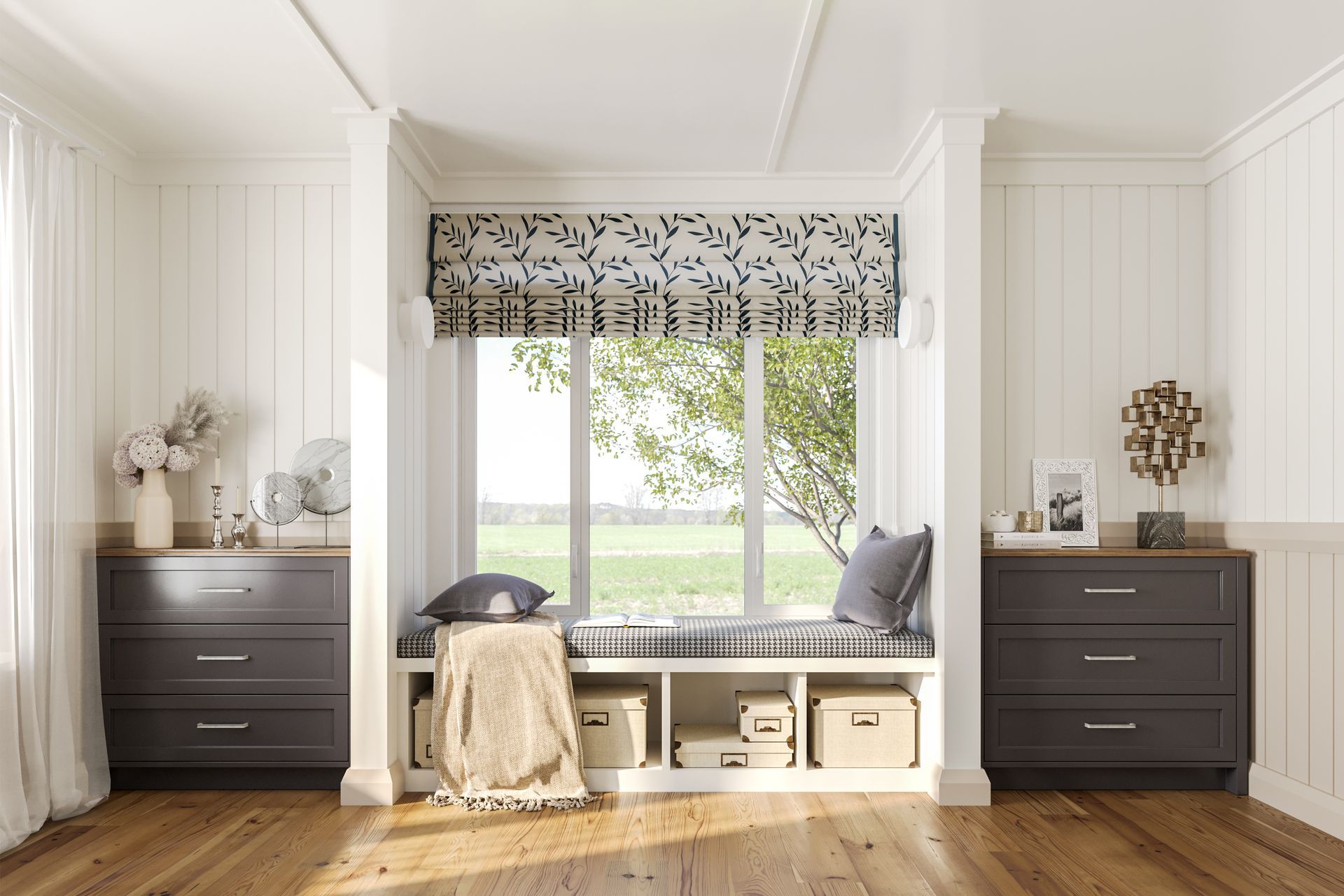 3D Render Cottage Interior