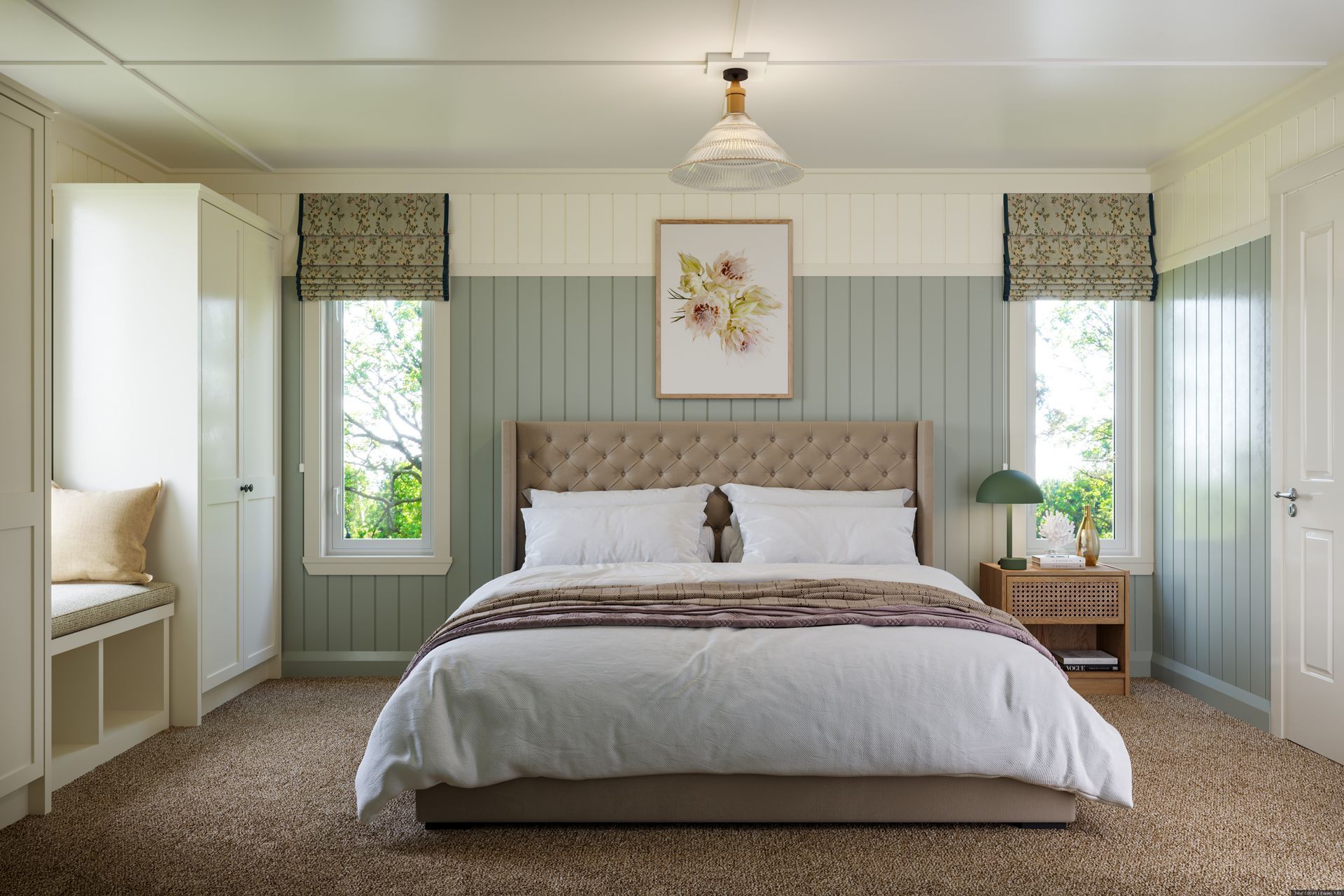 Transportable House Bedroom 3D Render