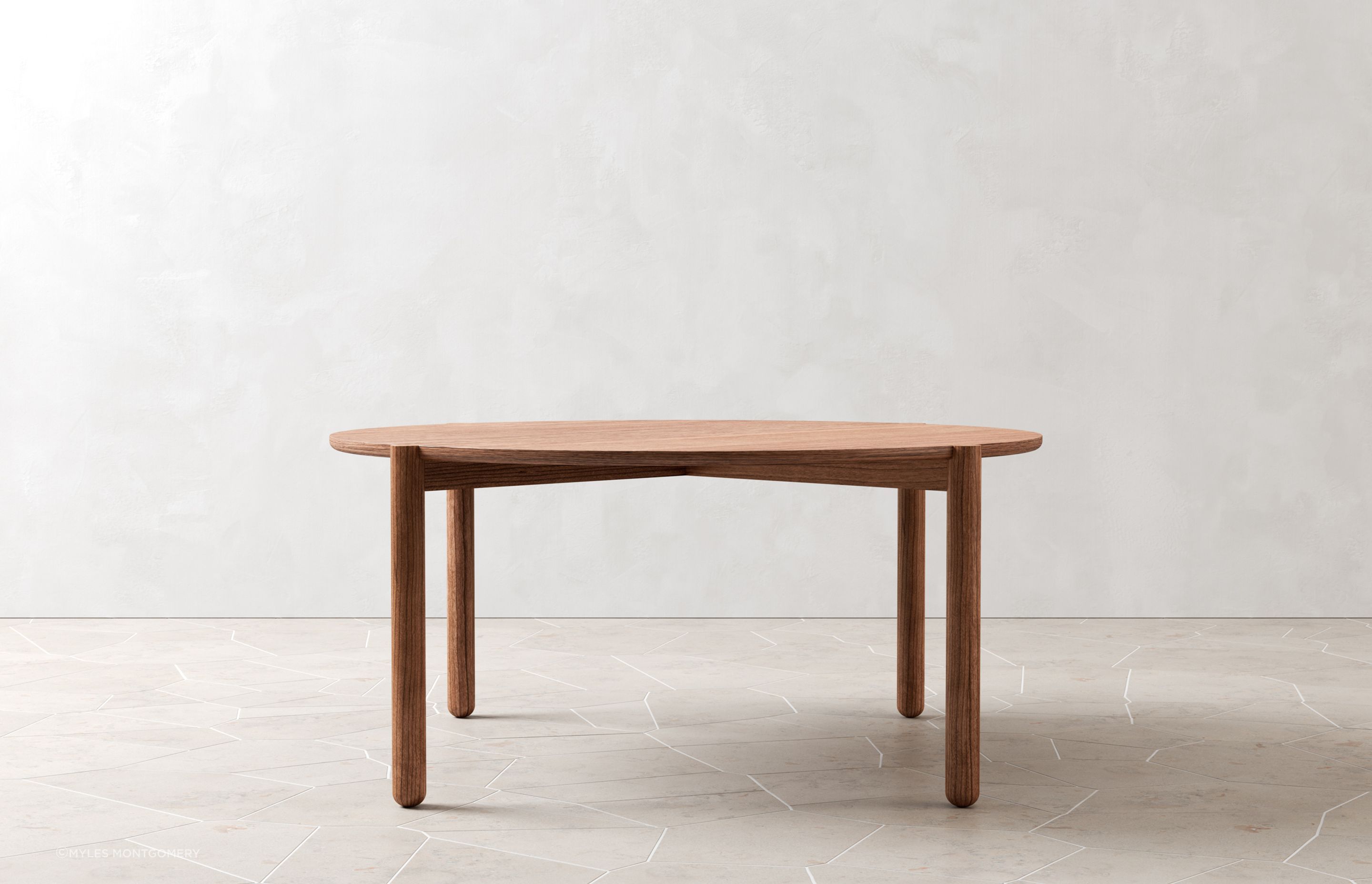 Multitude Dining Table - Umber Ash - 1600 Dia