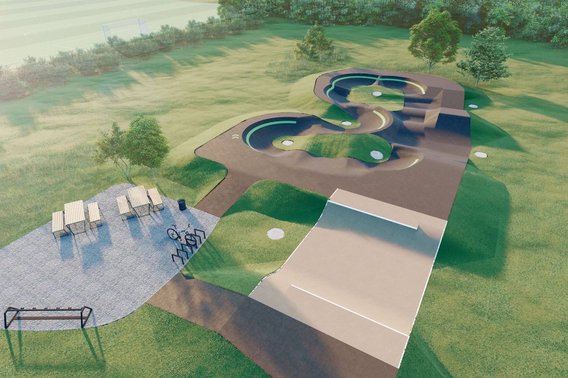 Pump track design