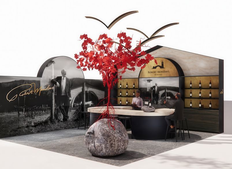 Robert Mondavi Wines Exhibition and display