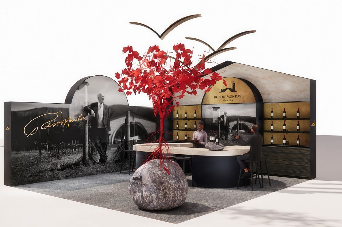 Robert Mondavi Wines Exhibition and display