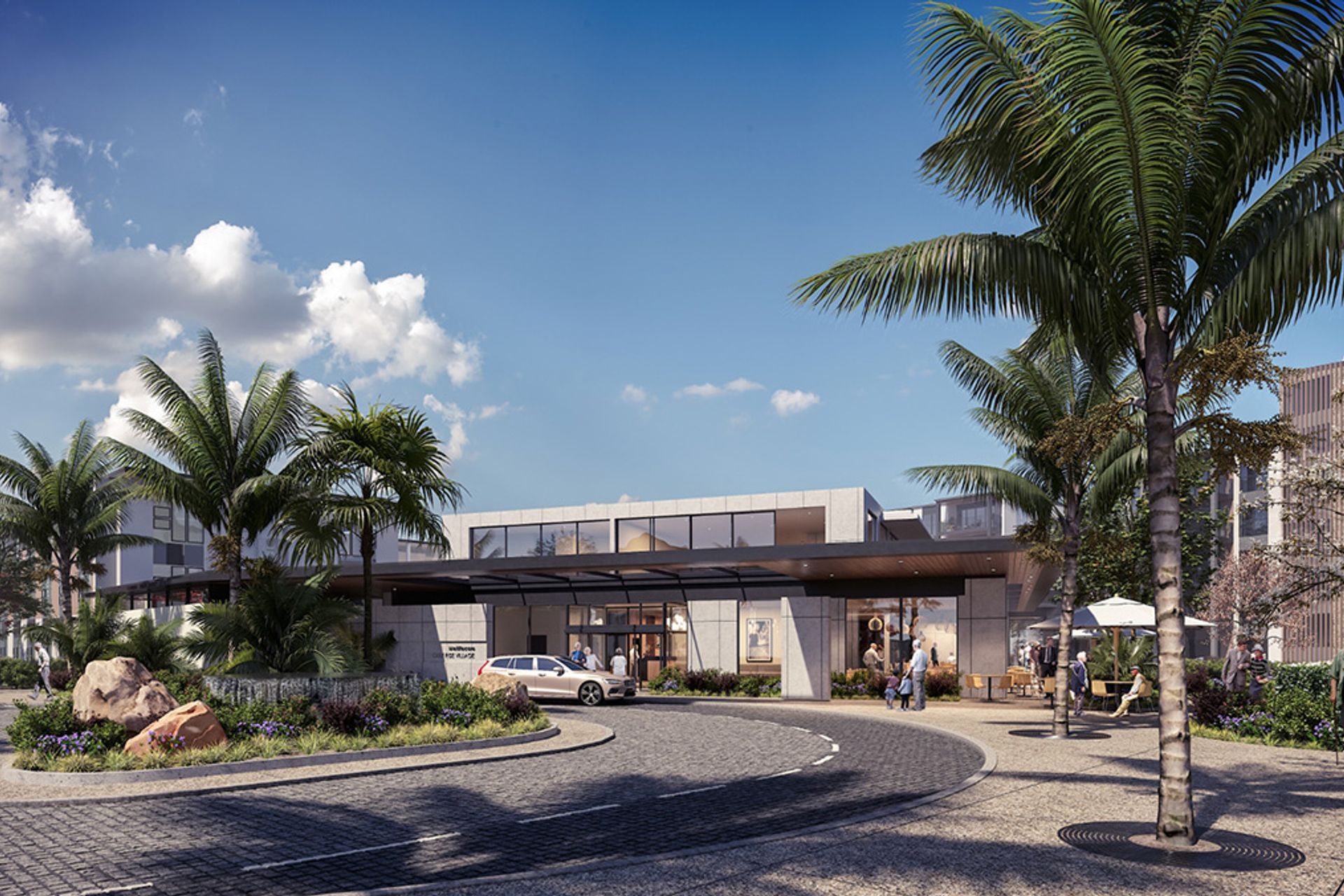 Aged Care Complex 3D Render