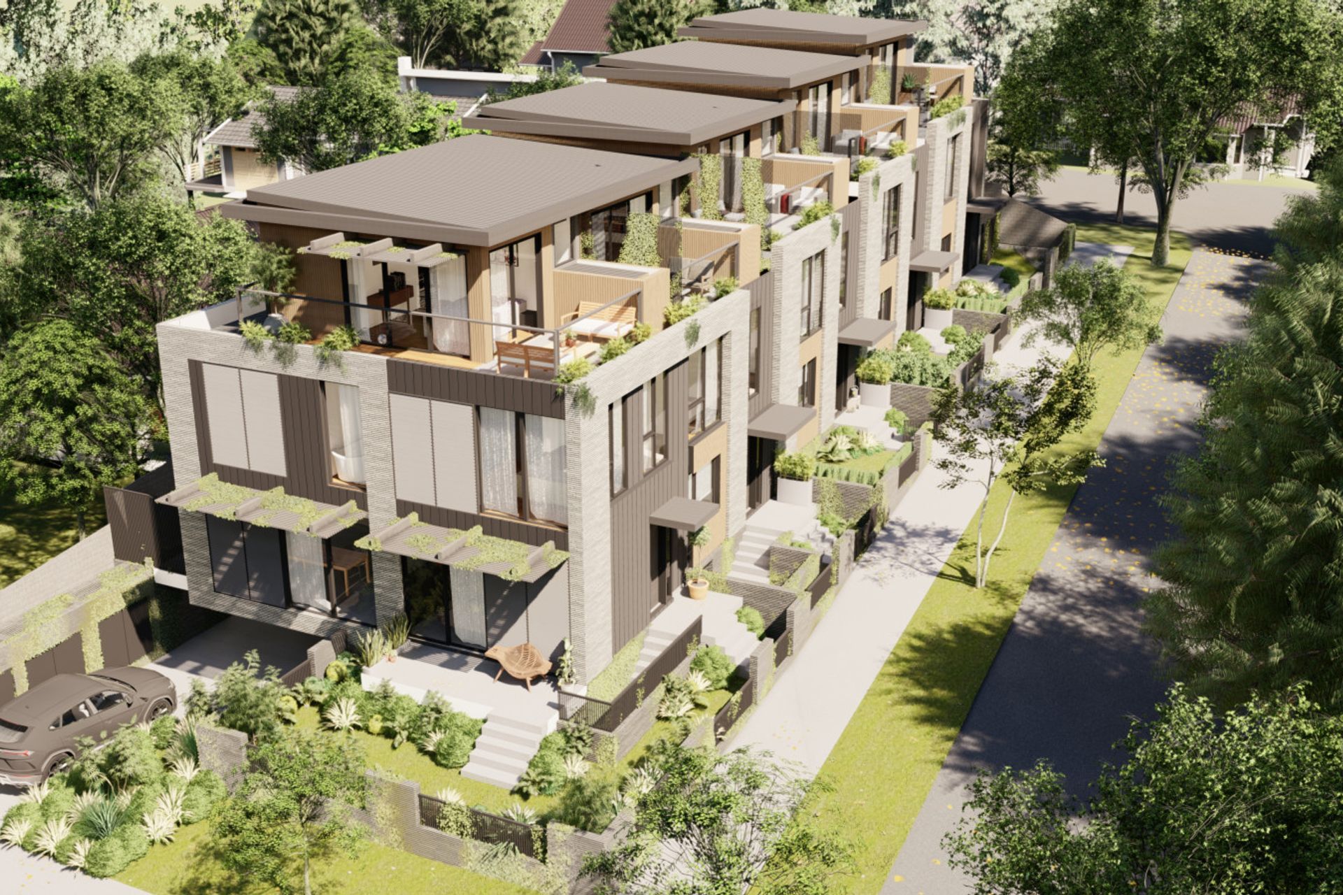 Luxury Townhouses in Oak Park