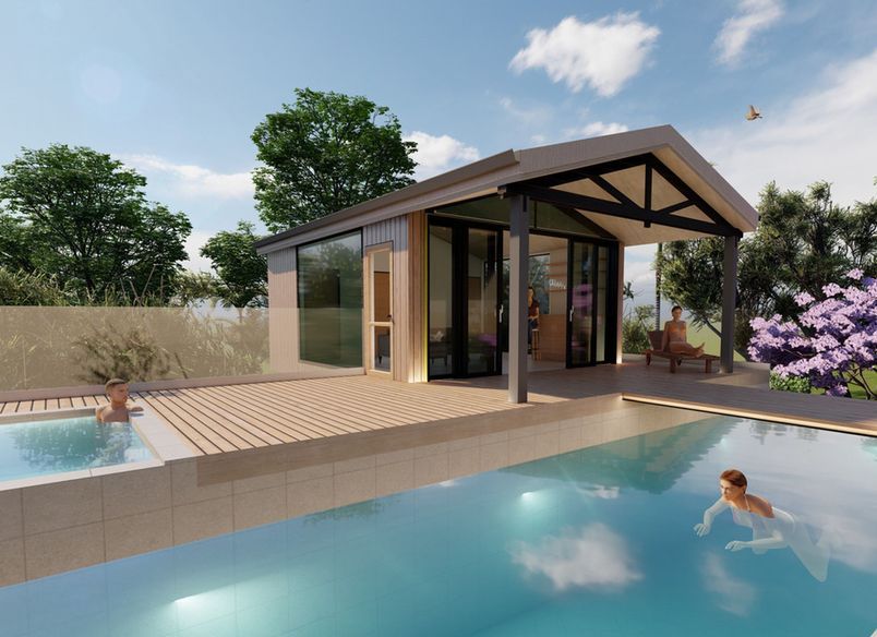 New Pool & Pool House