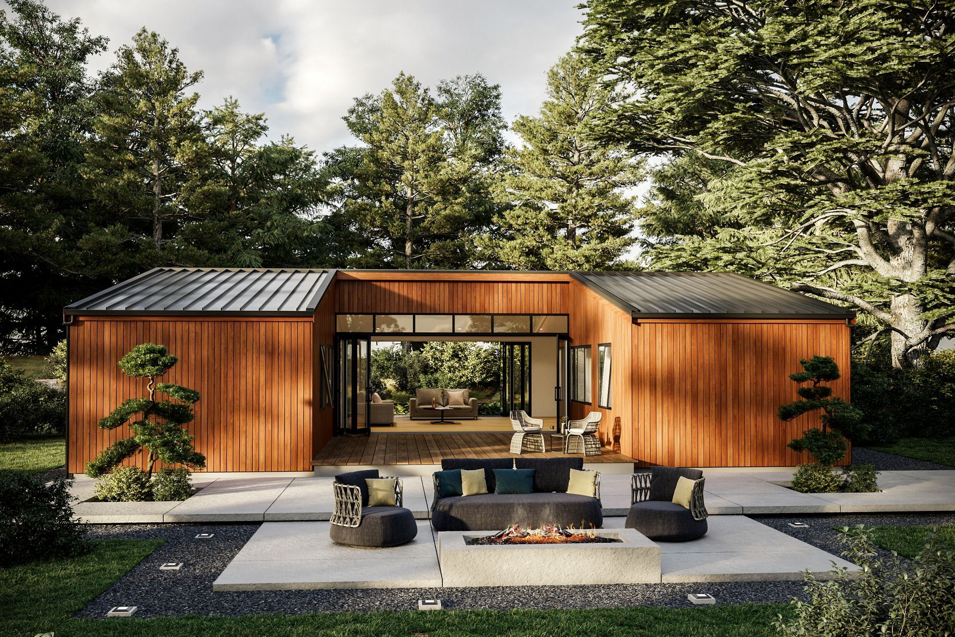 Single House Artistic 3D Render