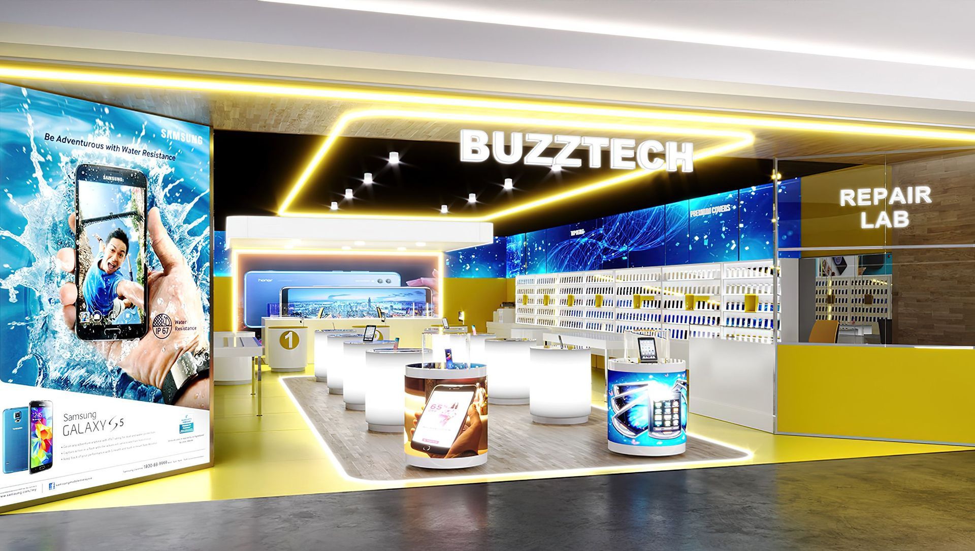 Buzztech, Interior Design banner