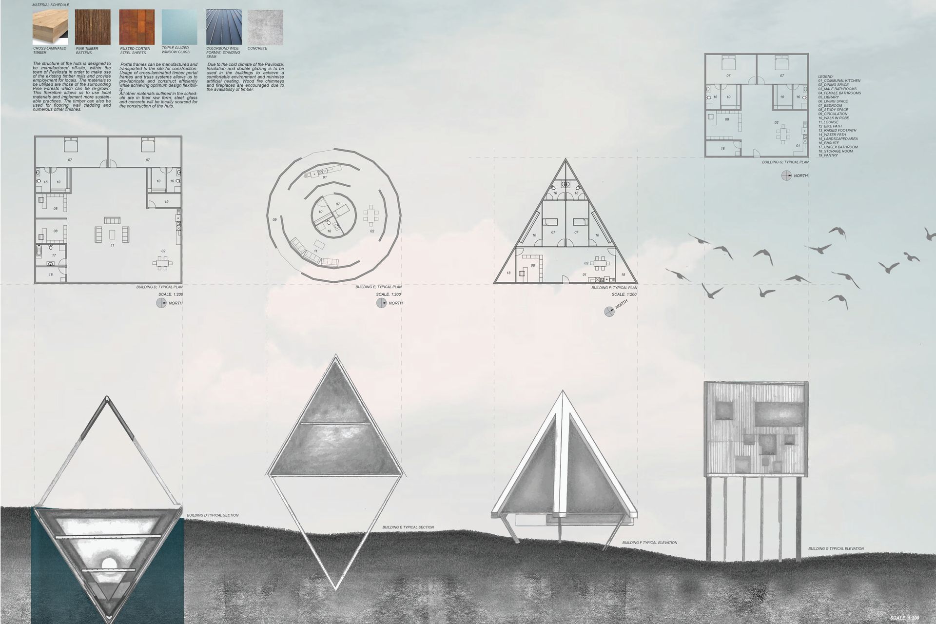 "Poetry In Motion"; Pavilosta Bee Breeders Architecture Competition