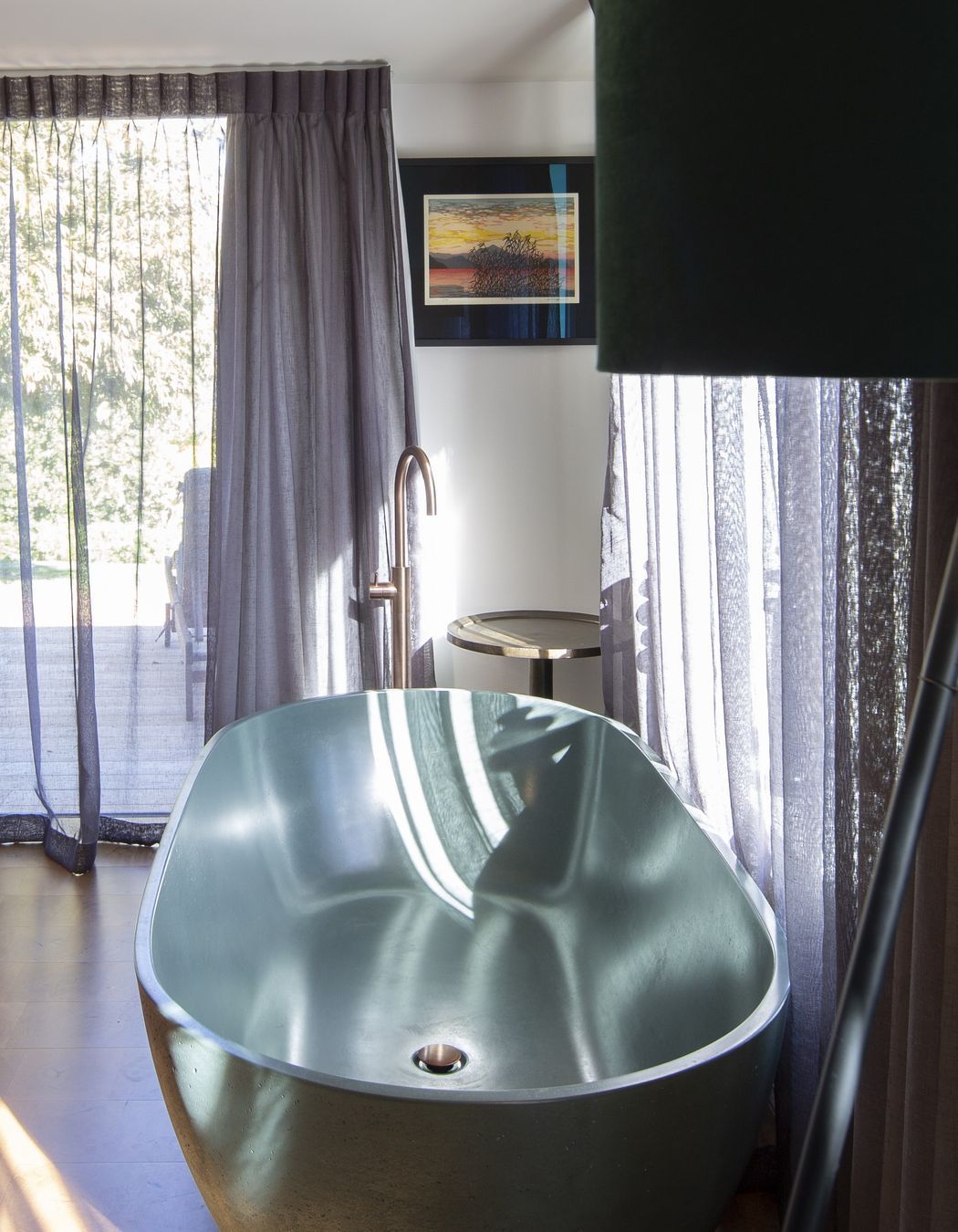 Plumbline Arc Bath Bathed in Sunshine