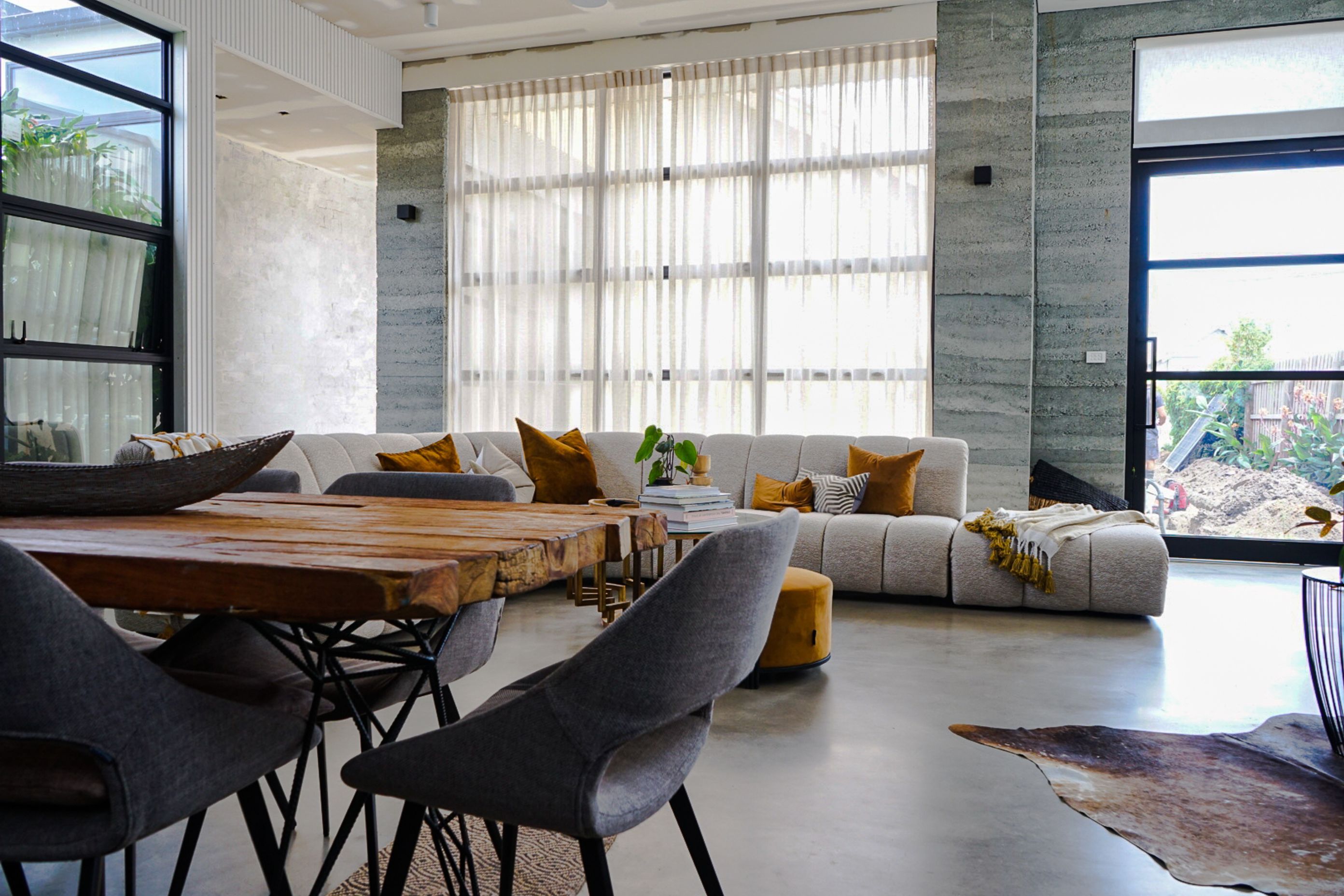 Luxury Industrial Living by Raw Surfaces | ArchiPro AU - Luxury Industrial Living With High-End Fireplaces