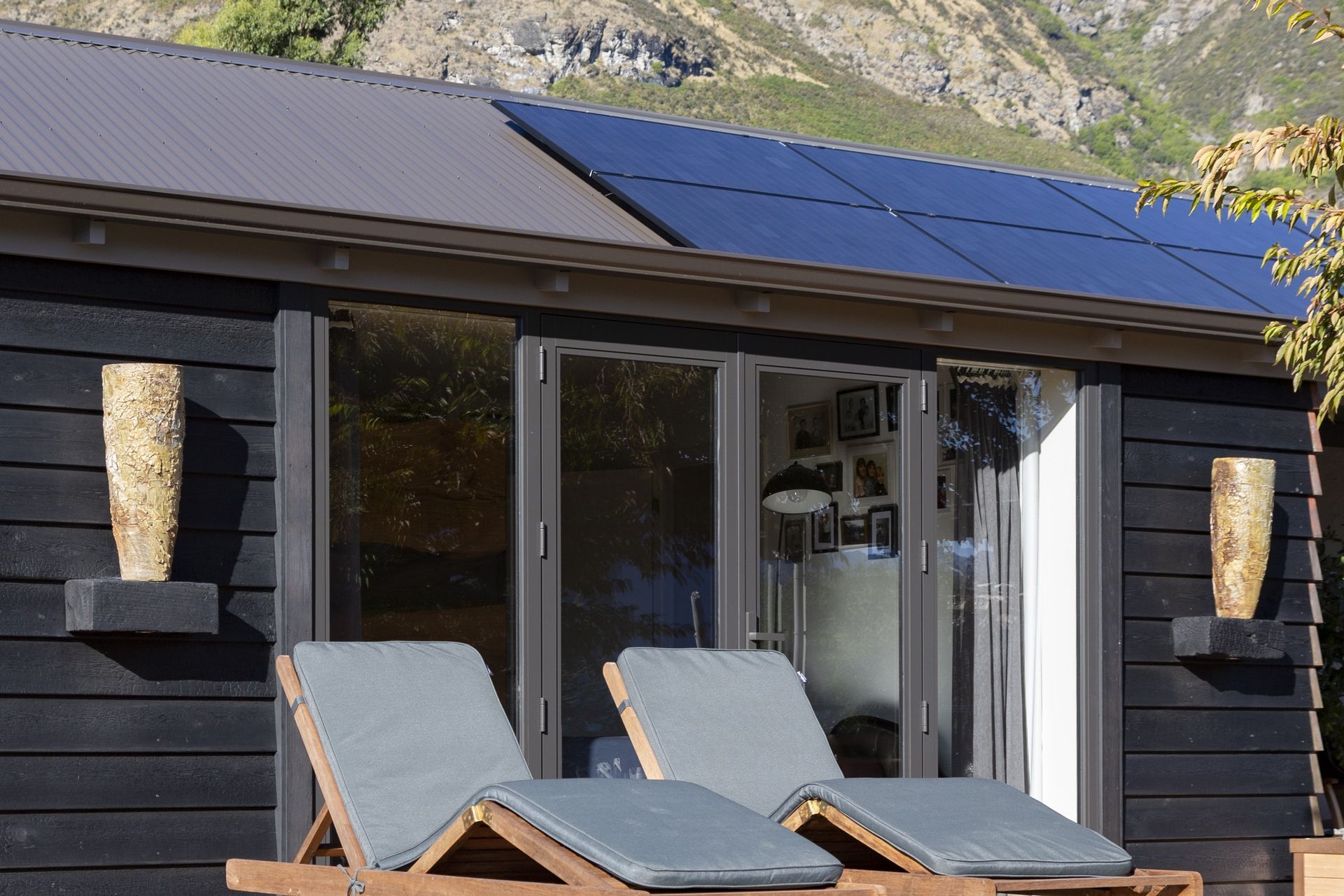 Solar, Shou Sugi Ban, Sunshine and Rest