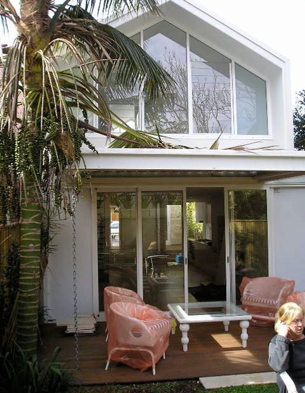 view from rear garden