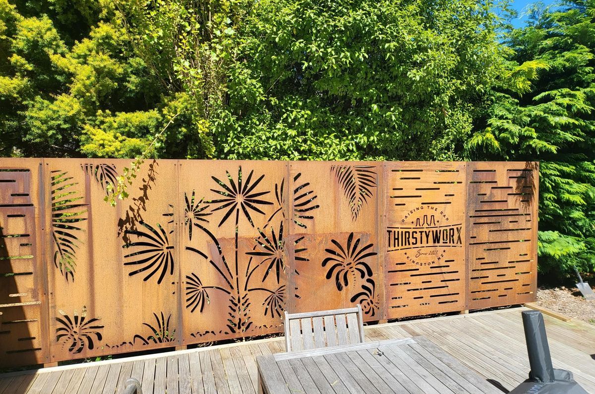 Corten Steel Privacy Screen