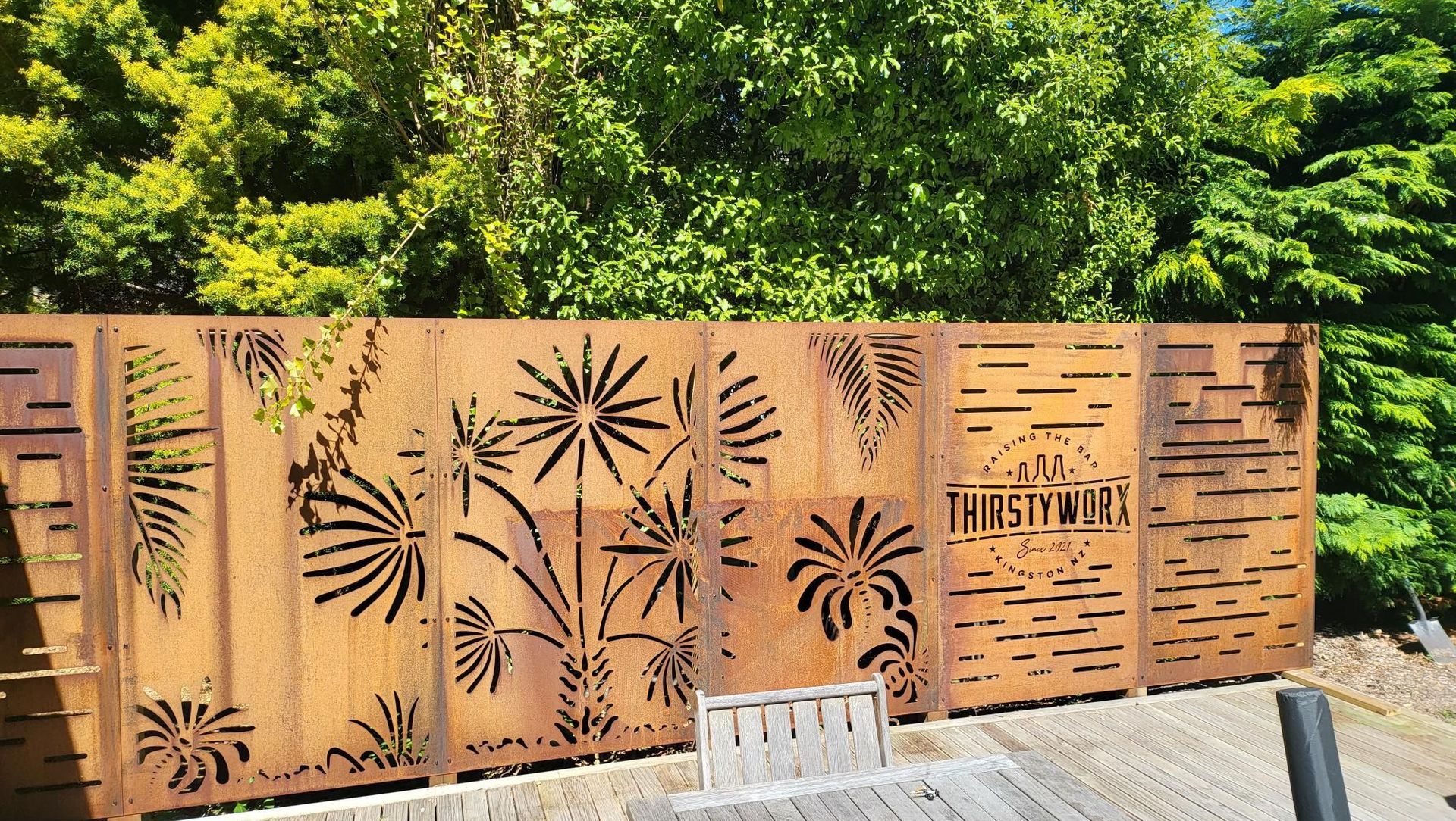Corten Steel Privacy Screen banner
