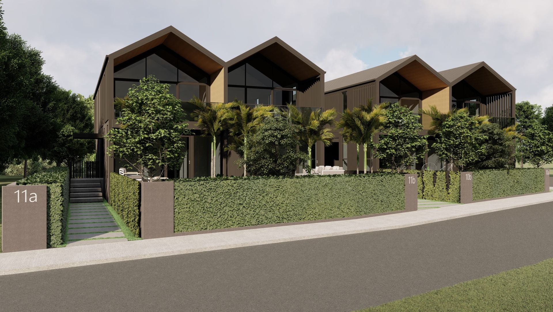 Ajax Townhouses, Nelson banner