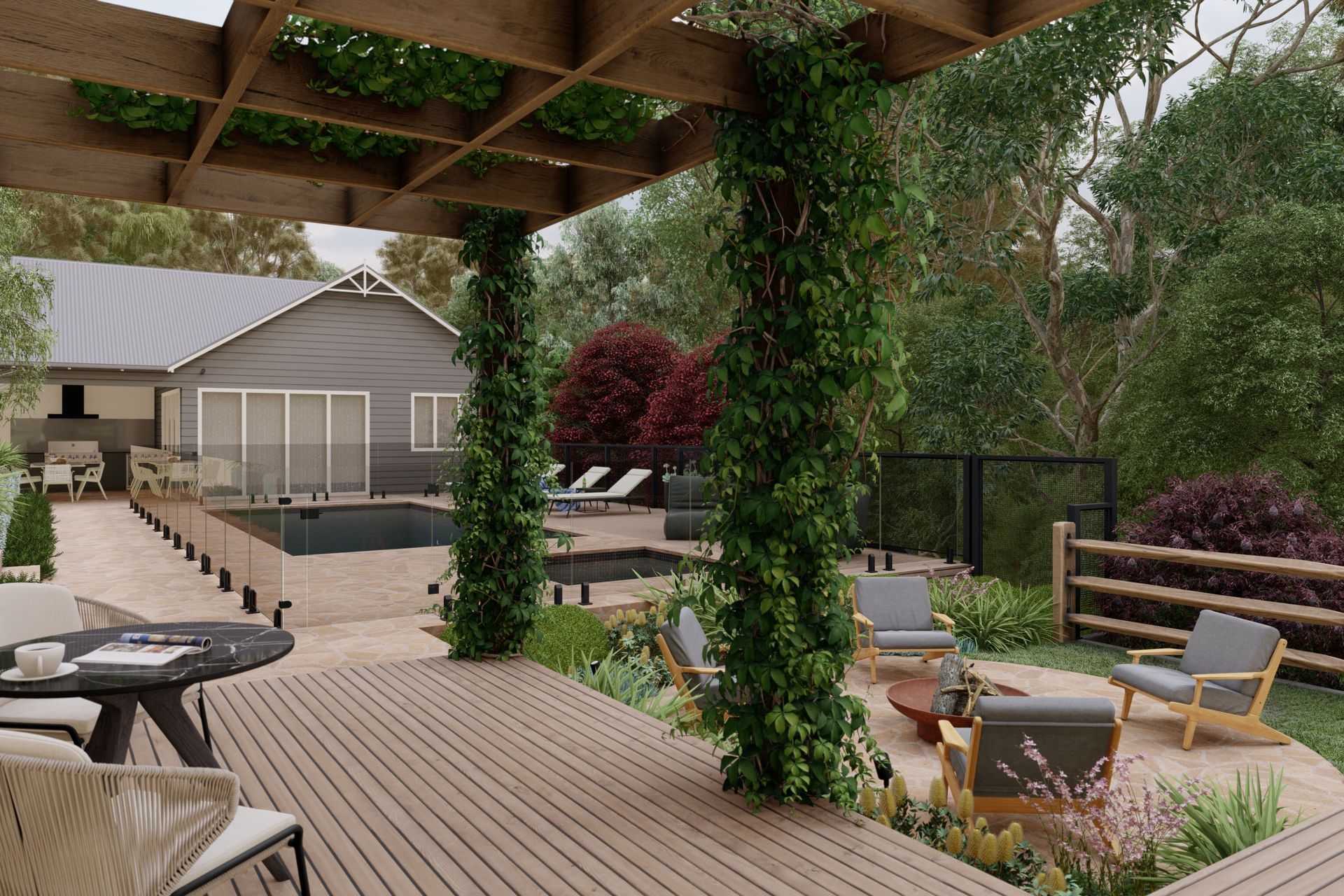 3D Renders: Anthony Scott | Backyard design ideas