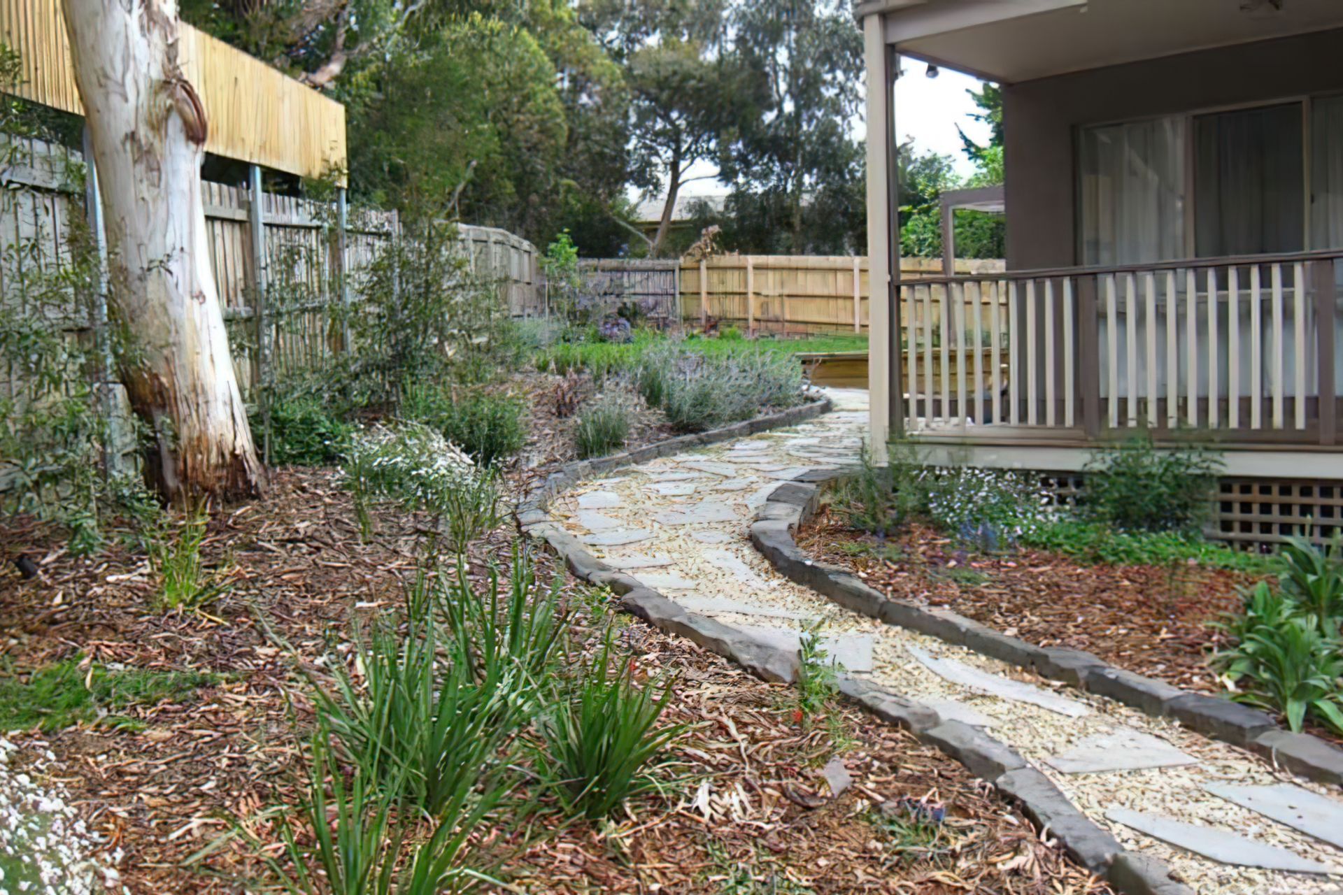 Eltham North garden path AFTER design