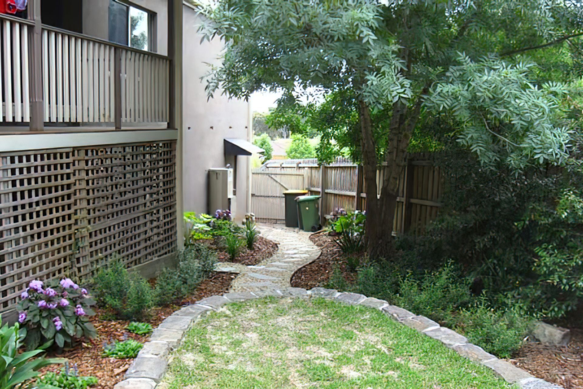 Eltham North garden side way AFTER design