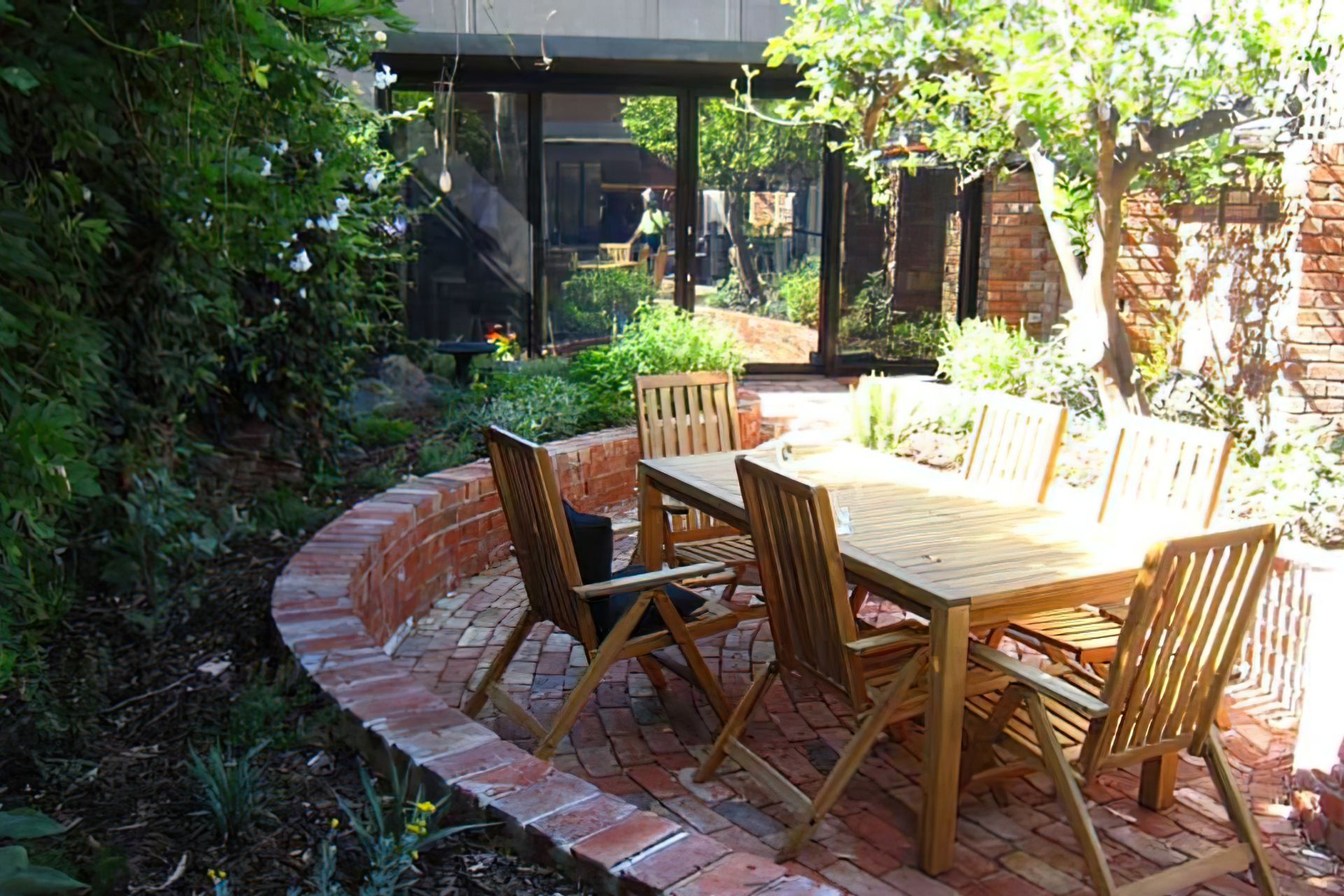 View toward the house AFTER design
