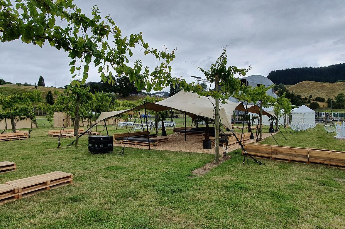 Rhythm & Vines VIP section