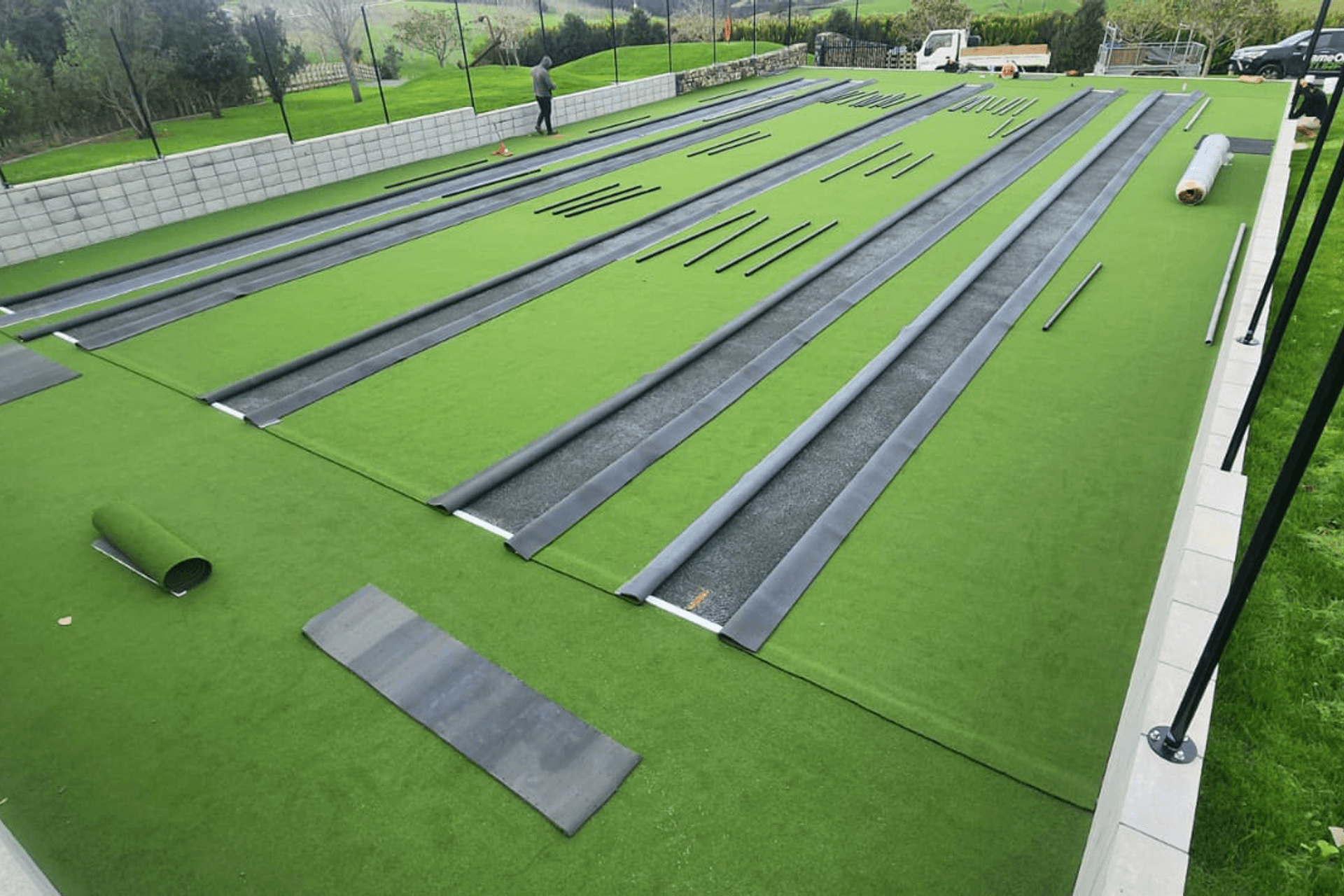 Installation of Turf