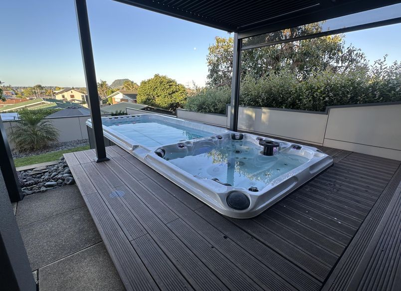 Passion Swim Spa install