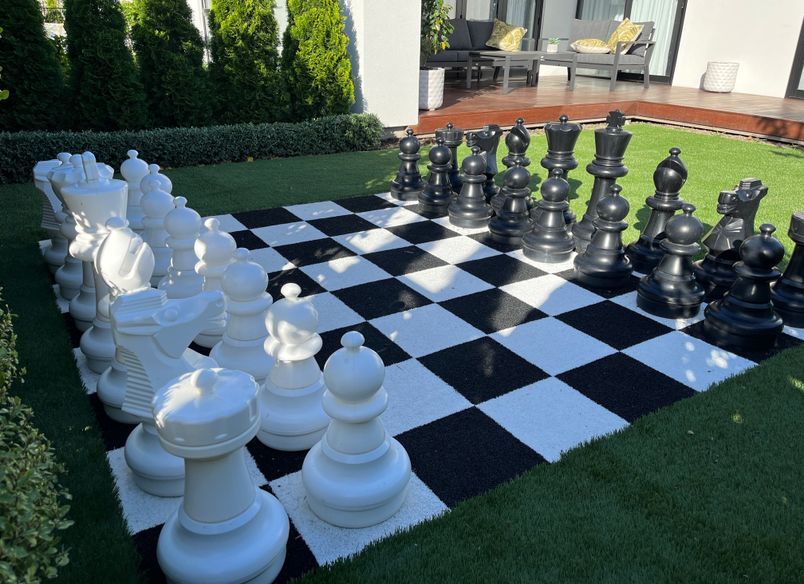 Chess Board Passion Makes Garden Difference