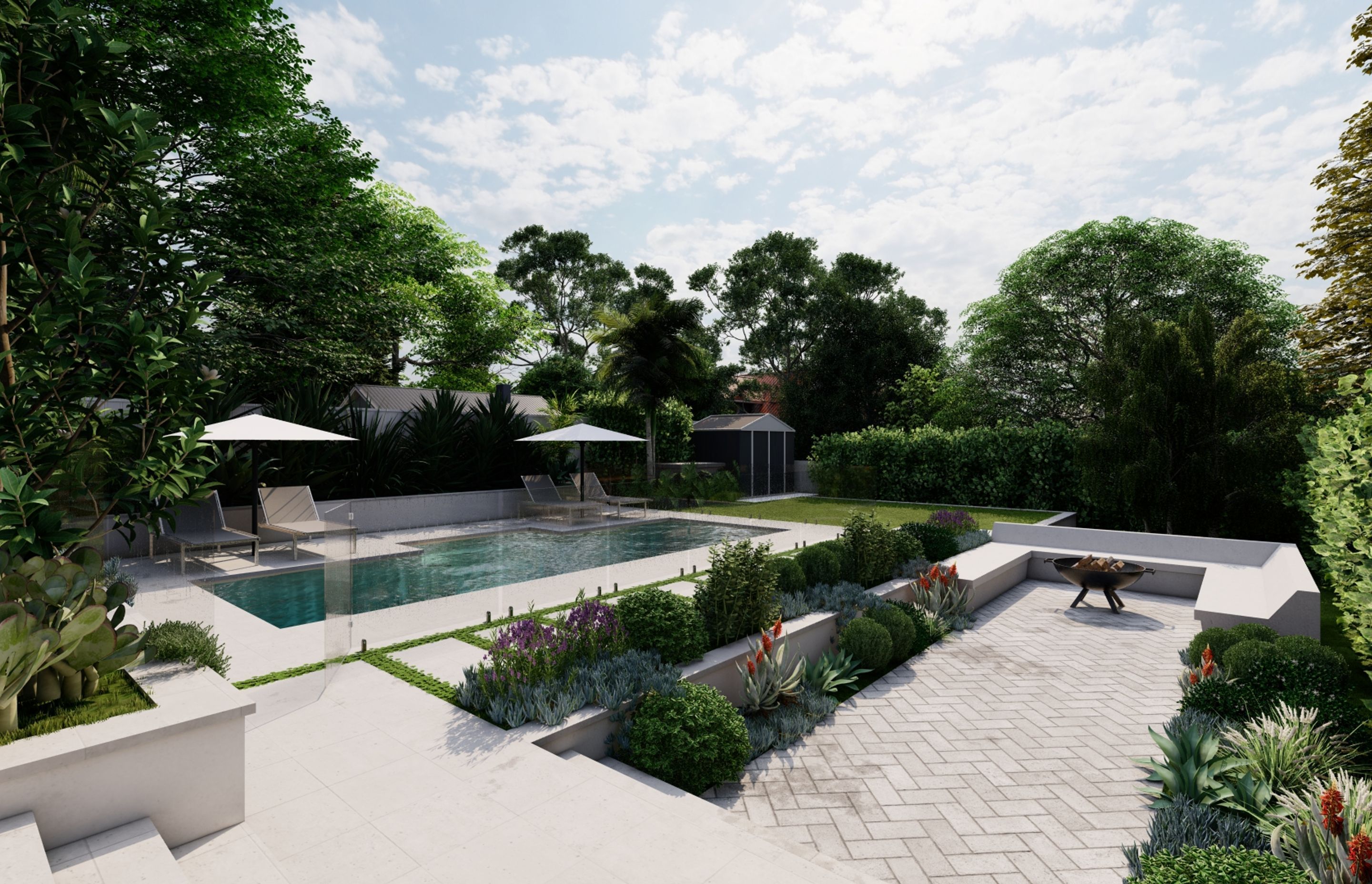 Loftus Residence by Outfield Landscape Architecture ArchiPro AU