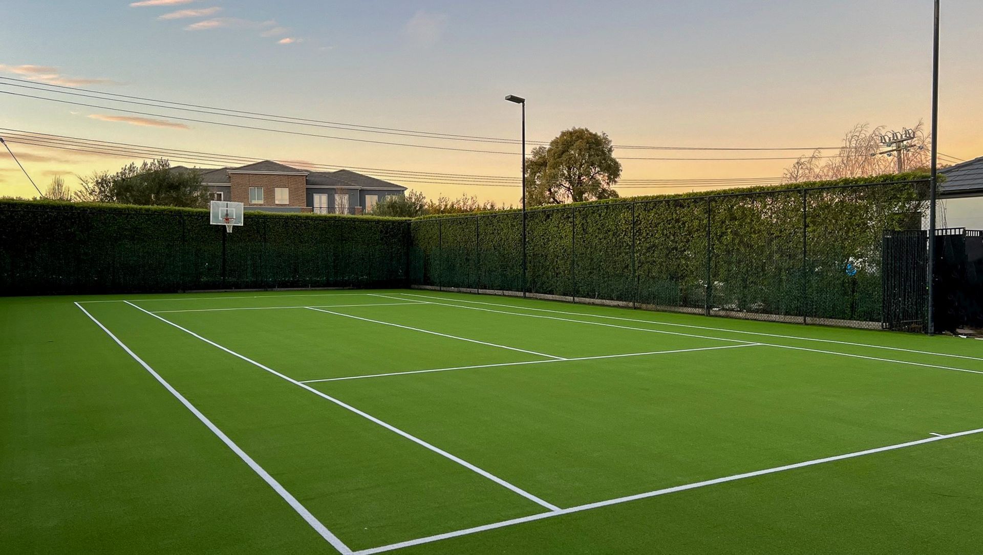 Collective Group Tennis Court banner