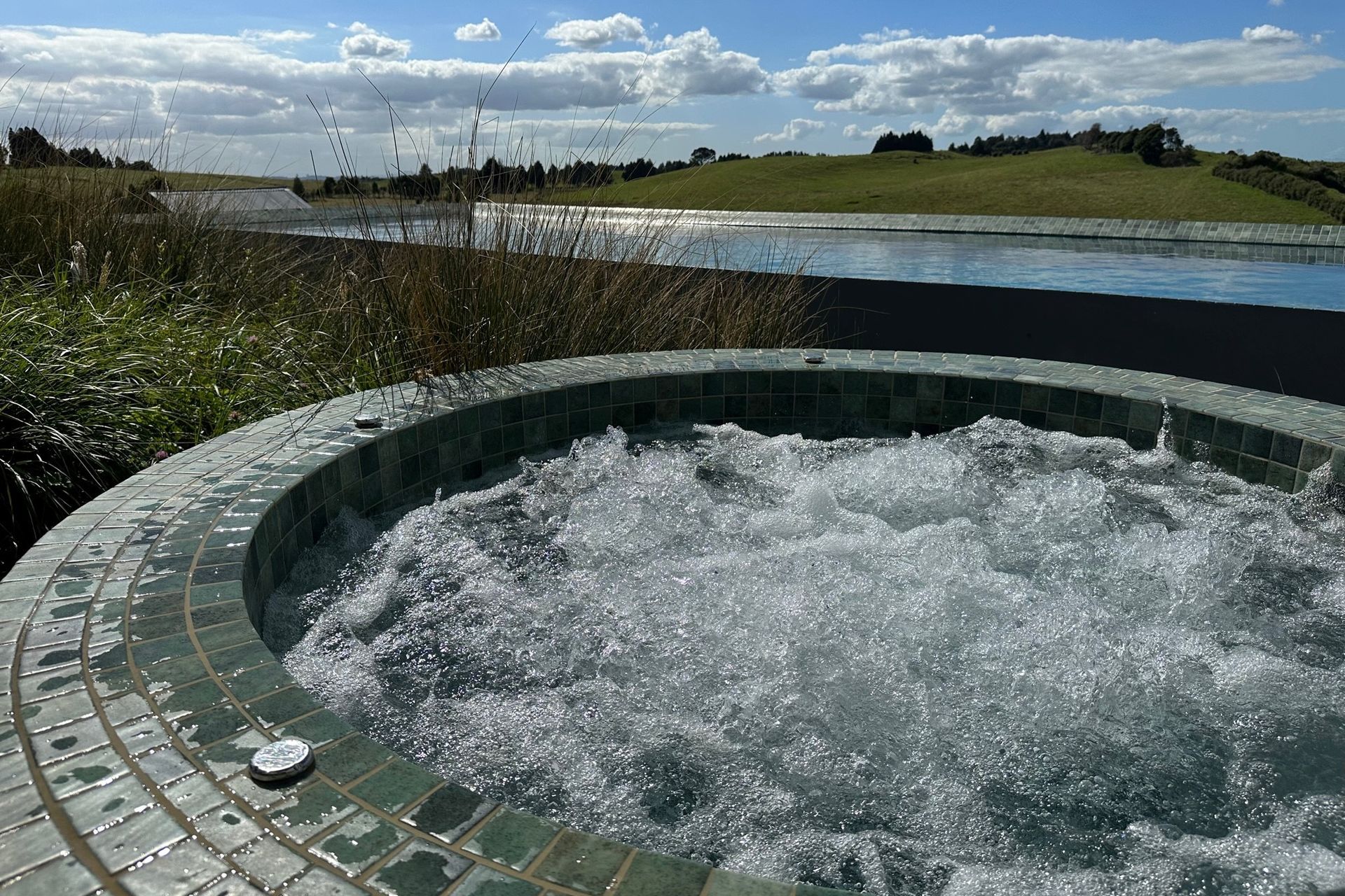 Enjoy the views while nestled in the privacy of the garden around you