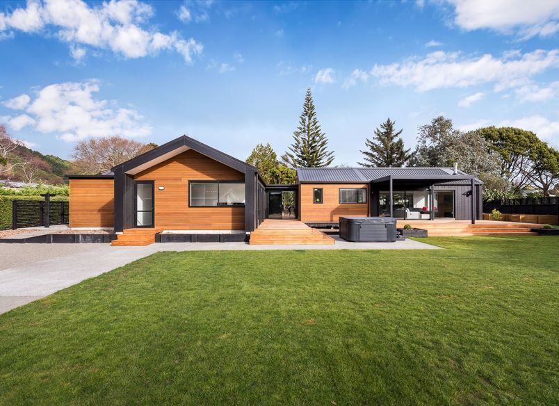 Gable forms on Raumati Lifestyle site