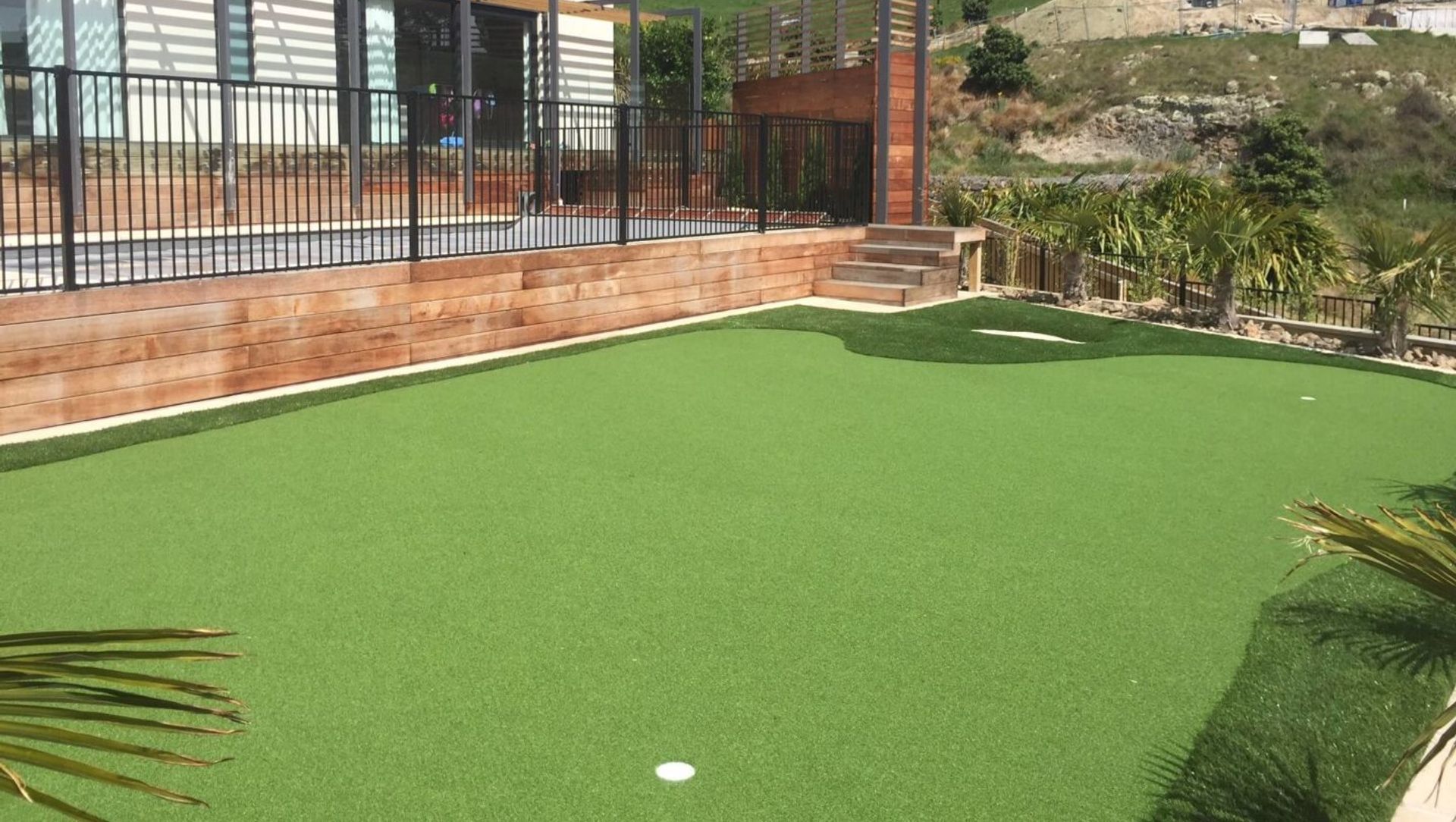 Bring Golf Home with a TigerTurf Putting Green banner